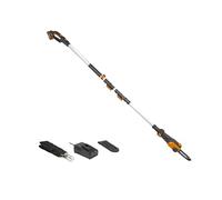 WORX Élagueuse sur Perche sans Fil 20V WG349E | Guide 20 cm, portée jusqu'à 3,6 m, tension automatique de chaîne et design ergonomique