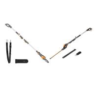 WORX - Elagueuse/tronçonneuse sur tige télescopique 20V - WG349.9 -⌀ 20 cm & Taille-haies électrique sans fil - Taille-haies Télescopique - Léger et Ergonomique - 45 cm