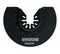 WORX - Lame de scie circulaire segmentée - Ø 80 mm - Pour outils oscillants multifonctions Sonicrafter et autres outils du marché - Accessoire universel - WA5010 (pour bois fin, plastique, etc)