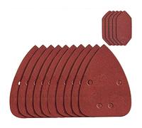 WORX Lot de 18 feuilles abrasives pour WX647 et WX648 | Grains 80, 120 et 240, fixation Velcro et abrasifs adaptés au ponçage de détail