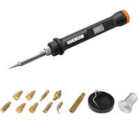 WORX - MAKER X - Fer à souder sans fil 20V - WX744.9 - 45W - Outil de profilage bois et métal (Sans batterie ni Hub ni chargeur, avec: set accessoires 9 pcs, 1 support et connecteur de fer, 1 étui)