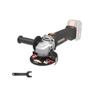 WORX Meuleuse d'angle sans fil 20V WX808.9 Ø115 mm | Disque 115 mm, 6 vitesses réglables, poignée auxiliaire et compatible PowerShare