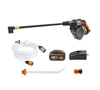 Nettoyeur à pression sur batterie WORX Nitro 20V Hydroshot 56 bar WG633E, moteur Brushless, incl.1 x 4Ah batterie et chargeur