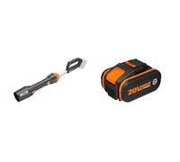 WORX Nitro - Souffleur de Feuilles mortes sans Fil - Brushless -20V-WG543E.9 & Batterie Lithium-ION 20V - 4Ah - WA3553