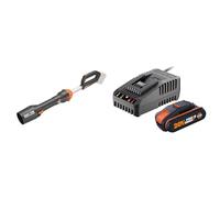 WORX Nitro - Souffleur de Feuilles mortes sans Fil - Brushless -20V-WG543E.9 & Kit de démarrage Pack Batterie et Chargeur Rapide 20V - PowerShare - WA3601