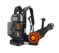 WORX NITRO WG572E Souffleur à feuilles 80 V (4 x 20 V/4000 mAh) avec sac à dos sans fil et unité d'alimentation BASECAMP