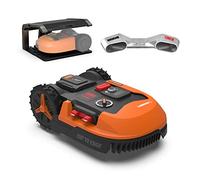 WORX - PACK LANDROID - 1000m² - Tondeuse Robot connectée sans fil LANDROID - WR147E.1 + EXTRAS [Module Anticollision System - évite les obstacles + Garage - protège de la pluie et du soleil]