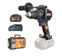 WORX WX356.1, perceuse-visseuse, moteur sans balais, noire, orange, 1,3 cm, 5 cm, 1,3 cm
