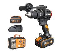 WORX WX356, perceuse-visseuse à percussion sans fil, 20V, 85 Nm, mandrin de perçage métallique de 13 mm