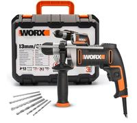 Perceuse à percussion WORX 810W WX328, coffret inclus
