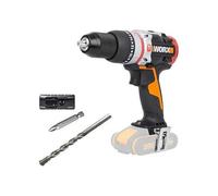 WORX Perceuse Perceuse Brushless Slammer Drill 20 V S/Bat, Noir - WX354.9