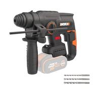 Worx WX381.9 Marteau combiné sans fil 20 V 2,0 J SDS plus PowerShare Brushless Solo - sans batterie, sans chargeur
