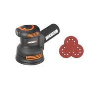 WORX Ponceuse excentrique Brushless sans fil 20V WX823.9 | Plateau 125 mm, moteur Brushless, récupération des poussières et compatible PowerShare