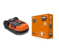 WORX - Robot Tondeuse Connecté LANDROID - WR167E - jusqu'à 700m² & Bobine de câble périphérique - 200 mètres - WA0177