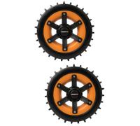 Worx Roues lestées cramponnées WA0952 – Aère le sol et améliore l'adhérence – Noir