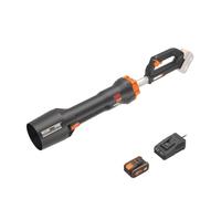 WORX Souffleur sans Fil Brushless 20V WG550E | 1050m³/h, 200km/h, Léger, Vitesse variable, Batterie 5Ah + Chargeur inclus