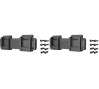 WORX Support mural WA1014, pour Batteries Worx Powershare, Double port, Idéal pour ranger vos batteries dans votre atelier ou garage, Fixation simple et robuste, Conception légère et compact