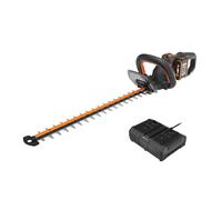 WORX Taille-Haies Brushless 40V Lame 61 cm WG286E | Lame double action, coupe 27 mm, moteur Brushless, poignée pivotante et PowerShare