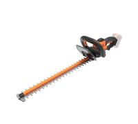 WORX Taille-Haies sans Fil 20V WG264E.9, Lame Double Action 56 cm, écartement 20 mm, poignée Avant Multipositions, foureau de Protection, livré sans Batterie ni Chargeur