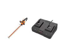 WORX - Taille-Haies sans Fil 40V-2Ah - WG284E.9 - 60 cm - ⌀27 mm, Noir Basique, Alimenté par Pile, Taille-Haies, Hedge Trimmer