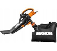Worx TRIVAC-WG50E Effeuilleuse/aspirateur électrique avec broyeur intégré, ramassage arrière