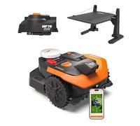 WORX Vision Cloud 2WD WR305E Robot tondeuse 500 m² sans fil périphérique + Garage + Cut-to-Zero (évitement d'obstacles par IA, navigation VSLAM + RTK Cloud, cartographie automatique, contrôle via app)