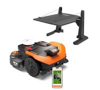 WORX Vision Cloud 2WD WR330E Robot Tondeuse 3000 m² sans Fil périphérique + Garage (évitement d'obstacles par IA, Navigation VSLAM + RTK Cloud, cartographie Auto, contrôle Via app, Cut-to-Zero)