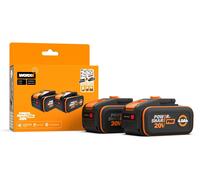 WORX WA3644.2, Coffret de 2 batteries Original PowerShare Pro 20V, Lithium-ion, 4,0 Ah