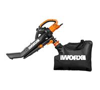 WORX WG505E 3000W Souffleur Feuilles Electrique Aspirateur à Feuilles 3 en 1 avec Sac Collecteur de 45L, 335 km/h, 600 m³/h