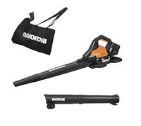 Worx WG583E.9 Souffleur à Feuilles sans balais avec 2 Batteries 36 V (Max 40 V) (Outil Uniquement - Batterie et Chargeur Vendus séparément)