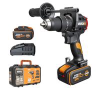 WORX WX356, perceuse-visseuse à percussion sans fil, 20V, 85 Nm, mandrin de perçage métallique de 13 mm