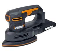 Worx WX822.9 Ponceuse delta sans fil 20 V 140 x 90 mm Solo - sans batterie, sans chargeur