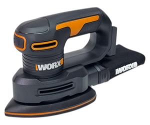 Worx WX822.9 Ponceuse delta sans fil 20 V 140 x 90 mm Solo - sans batterie, sans chargeur