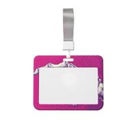 Woshuwo Porte-badge en plastique rigide avec main squelette de dessin animé pour infirmières et bureau
