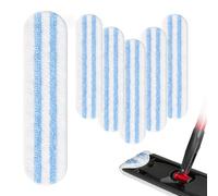 Wosyoodo Lot de 6 Housses de Rechange pour Balai Vileda H2PrO, Microfibre Serpillère Lavable en Machine, Réutilisable, Adaptée à Tous les Sols Durs