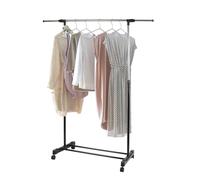 WOTAT Portant a vetement,Porte manteau,Penderie vetement dressing,Compactor Portemanteau Simple avec Hauteur réglable,Plastique et métal,Porte vetement,Unique,Porte vetements pour chambre