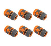 Wotrilw 6 Pièces Raccord Tuyau d’Arrosage, 1/2 Pouce Raccord Rapide avec Stop-Eau, Connecteur en Plastique pour Tuyau de Jardin, Pistolet d’Arrosage, Robinet et Nettoyage