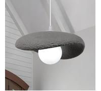 WOTTES Moderne Suspension Luminaire Industriel Ø20CM Vintage Lustre Plafonnier Ciment Design Edison pour Salon Chambre - Girs 1pcs