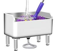 WOTZOV Lavabo commercial en acier inoxydable pour cuisine, restaurant, entreprise, garage, buanderie, 45 x 41 x 60 cm