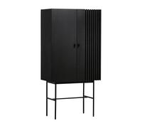 Woud Armoire Array. 80cm Chêne teinté noir