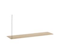 Woud Étagère d'appoint Stedge 80 cm Chêne pigmenté blanc