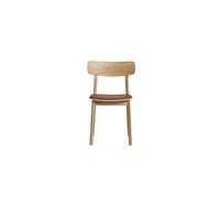 Woud Soma Chaise De Salle À Manger Rembourrée Chêne Huilé/Cognac