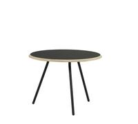 Woud Soround Table Basse Stratifié Noir Ø60 H44,5
