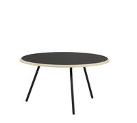Woud Soround Table Basse Stratifié Noir Ø75 H40.5