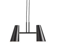Woud Suspension Cono 2 abat-jours Noir