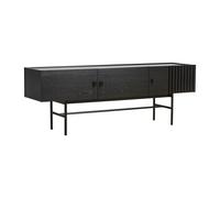 Woud Table d'appoint Array. 150 cm Chêne peint en noir