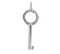 Wouueso Clé vierge plate universelle de style américain, clé spéciale pour serrure à menottes, porte-clés en alliage d'aluminium