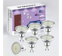 wowatt Ampoule GU10 LED Blanc Chaud 2800K 5W 420LM 230V, Lot de 6 | Équivalent à 40W Lampe Halogène, Non Dimmable, GU 10 Spot lumineux 120° Larges Faisceaux 50 x 53mm Lampe 32 x 2835 SMD