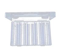 woyufen 100 pièces 25 mm Capsules Coin Ronde en Plastique Porte-Pièces Case Case avec Organisateur De Stockage Boîte pour Fournitures De Collection De Monnaie