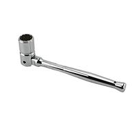 WOZOKI chafaudage 7/16 liquet rotative à 180 °, 21mm | Cliquet rotatif à 180 ° avec outil d ' entretien Portable pour réparation de chantier, clé manuelle en acier
